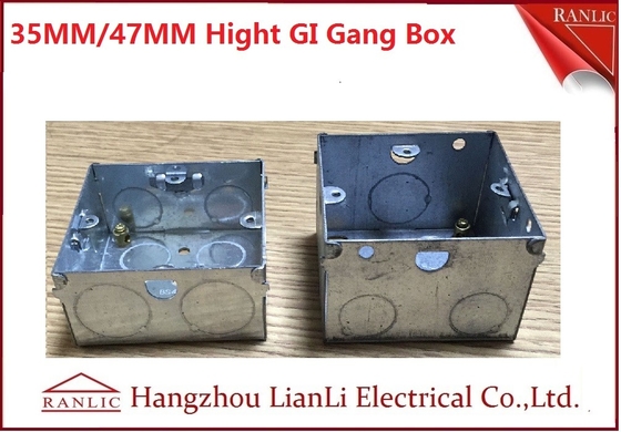 चीन 3 &quot;* 6&quot; मेटल इलेक्ट्रिकल गैंग बॉक्स BS4662 एडजस्टेबल रिंग के साथ हॉट डिप जस्ती कॉइल; आपूर्तिकर्ता