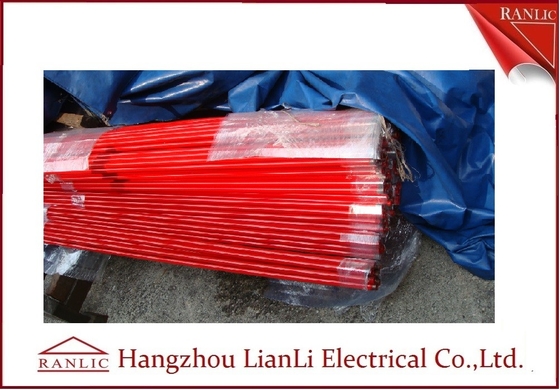 चीन 1/2 &quot;3/4&quot; पीवीसी लेपित कठोर विद्युत नाली पाइप 3.05M हरे, नारंगी में; आपूर्तिकर्ता