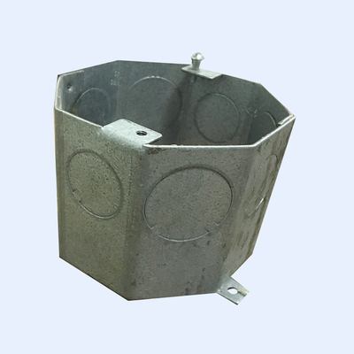 अष्टकोण पूर्वनिर्मित नाली धातु बॉक्स एक्सटेंशन रिंग 54MM Hight आपूर्तिकर्ता