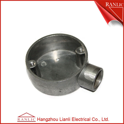 वन वे जंक्शन बॉक्स नाली विद्युत बॉक्स एल्यूमिनियम बीएस 31 और बीएस 4568, 3/4 इंच आपूर्तिकर्ता